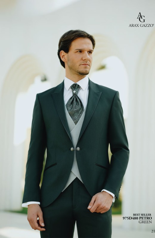 Traje de caballero 975D480 verde